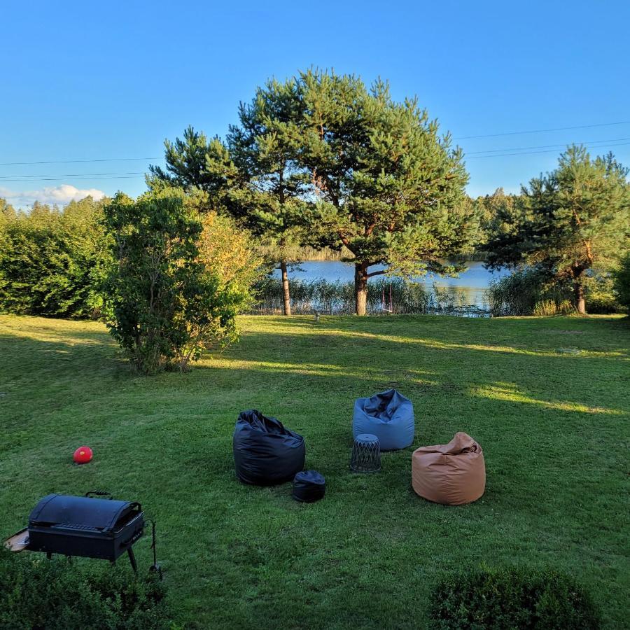 Vila Smiltyne Ant Ezero Kranto Kuodziai Kültér fotó